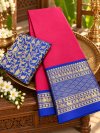 Mandana By Aab Mercerised Copper Silk Saree 